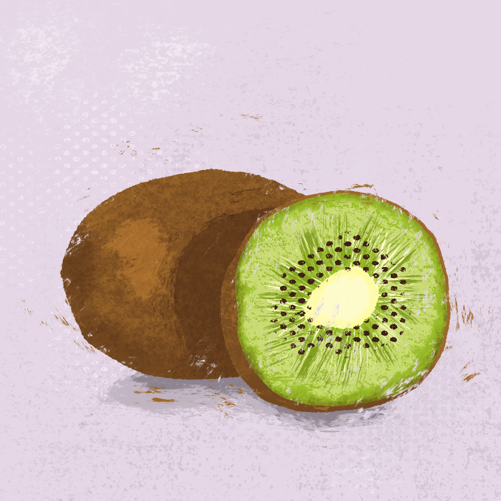 sarah chand food illustration kiwi (digitale illustration)